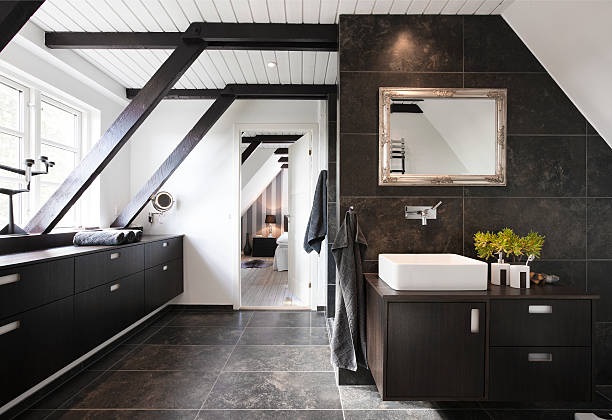 5 Beautiful Dark Floors Bathrooms Ideas, You Will Fall In Love